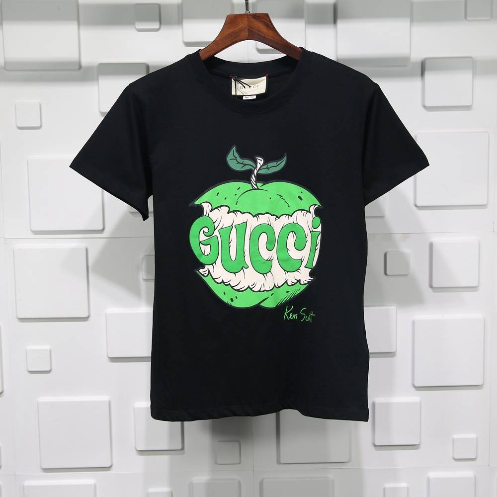 gucci green apple shirt